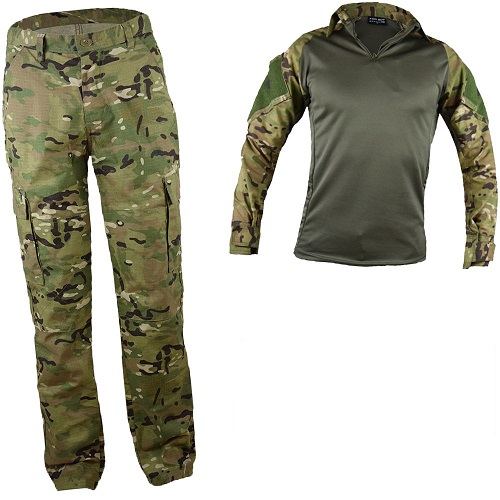 FARDA COMPLETA COMBAT SHIRT MULTICAM